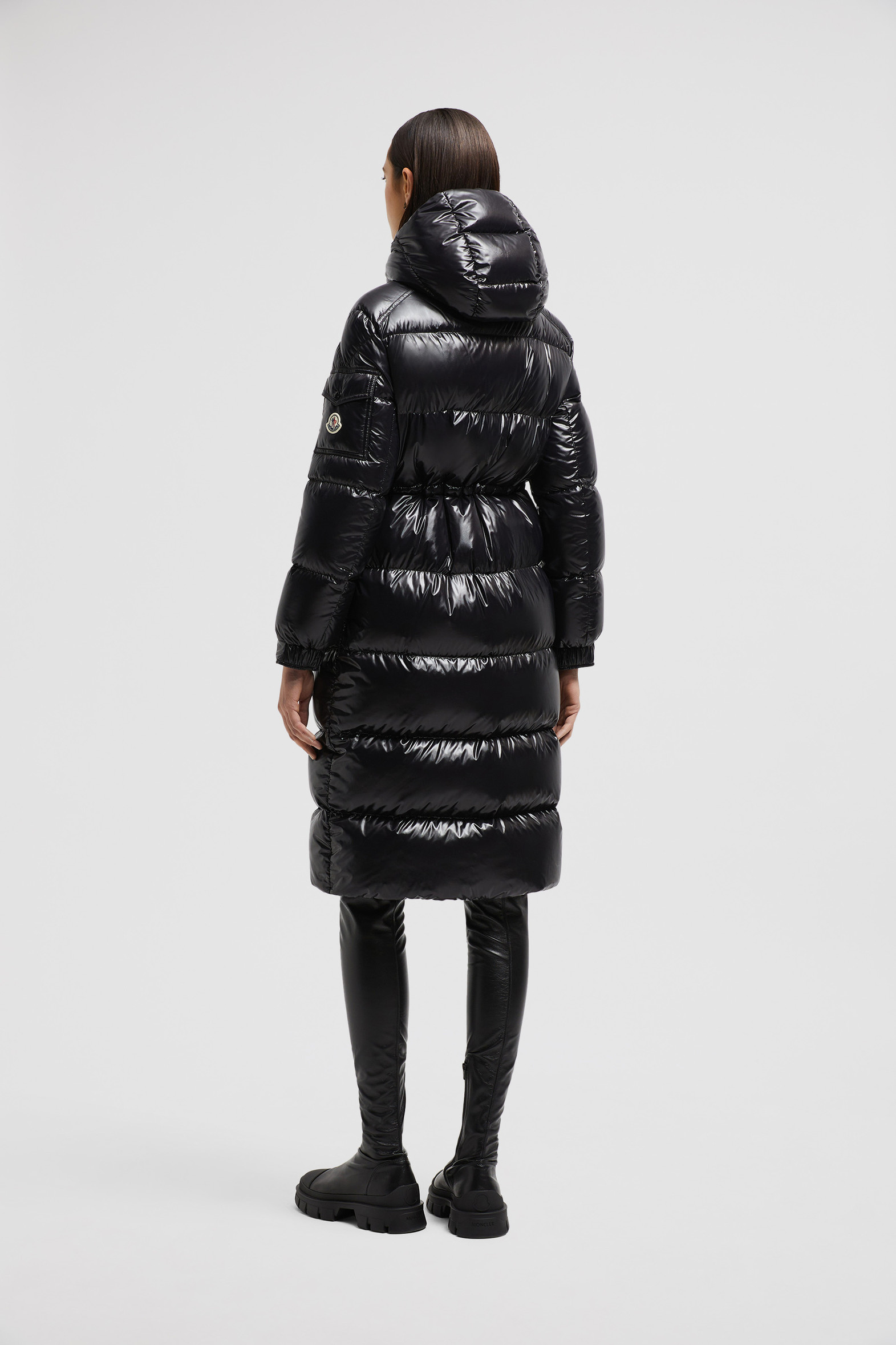Cavettaz Hooded Long Down Jacket