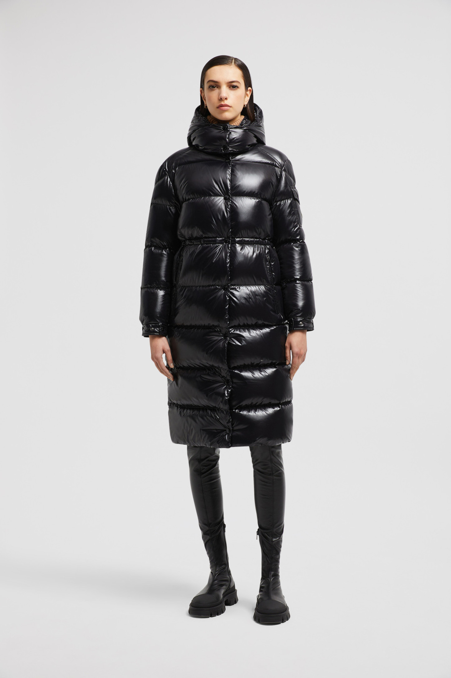Cavettaz Hooded Long Down Jacket