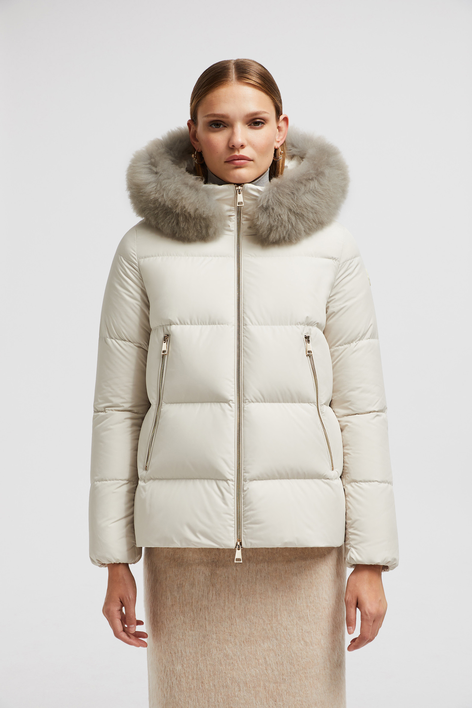 Laichefur Hooded Short Down Jacket