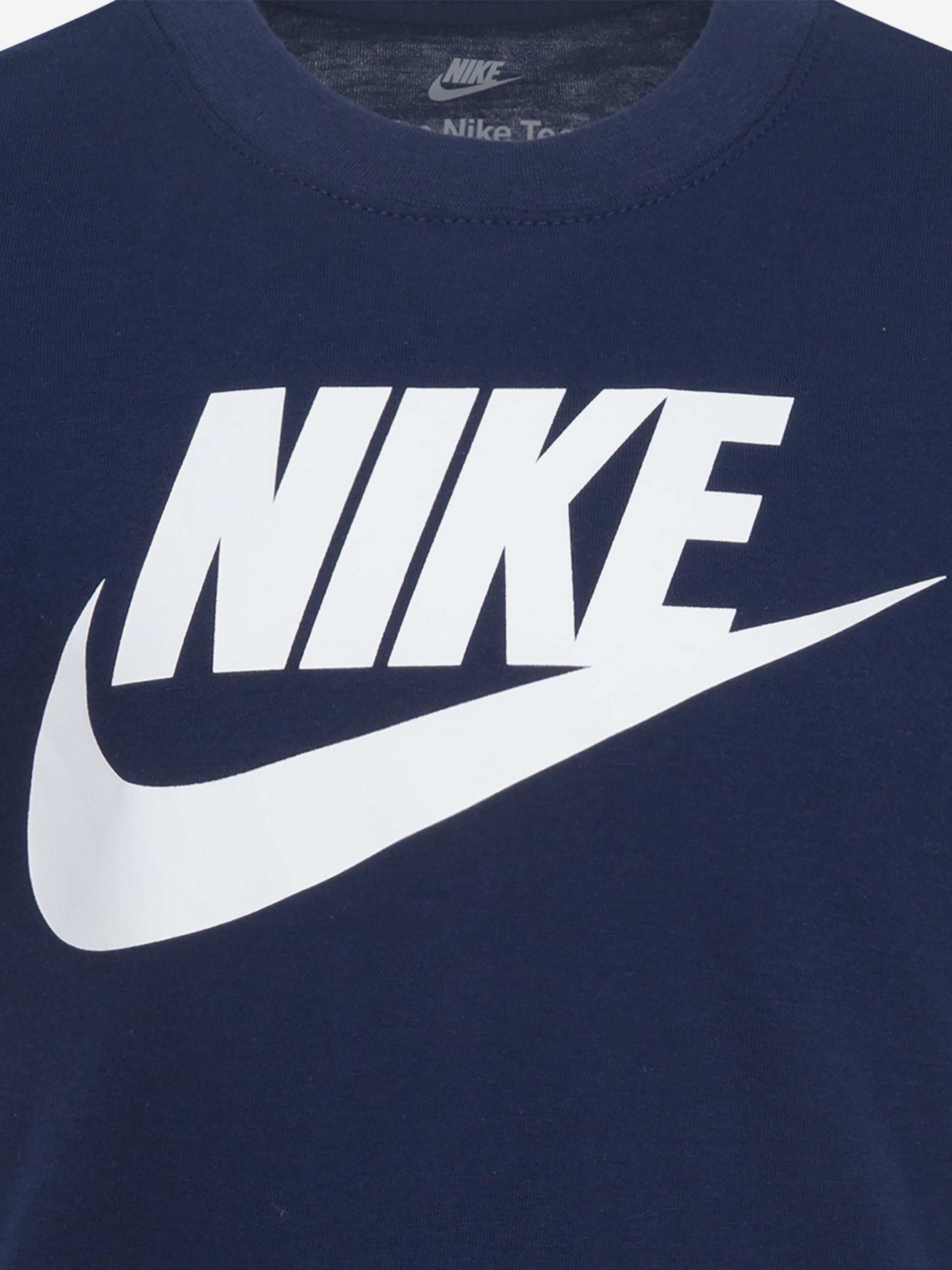 Nittgke Kids Futura Evergreen T-Shirt in Navy