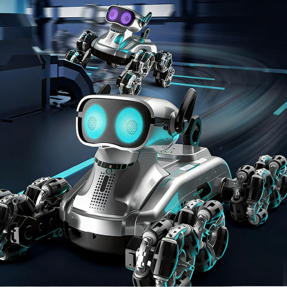 Intelligent technology remote control robot dog