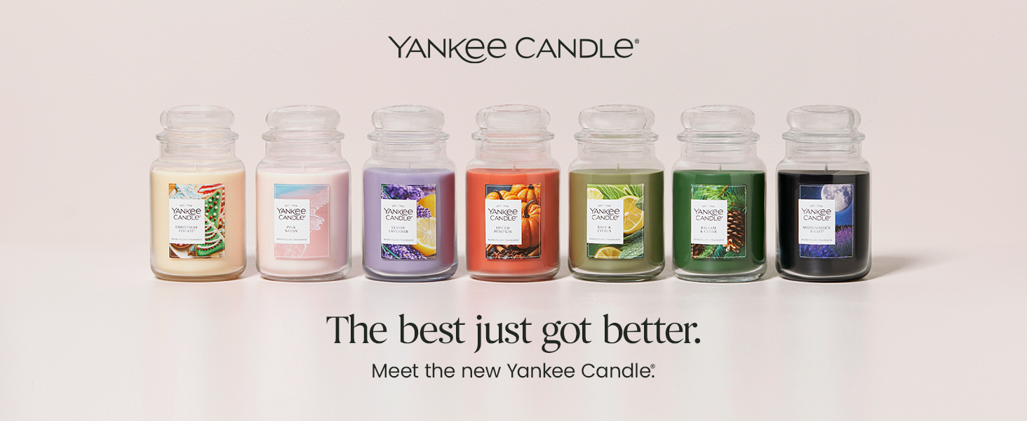 Meet the new Yankee Candle. The best just got better