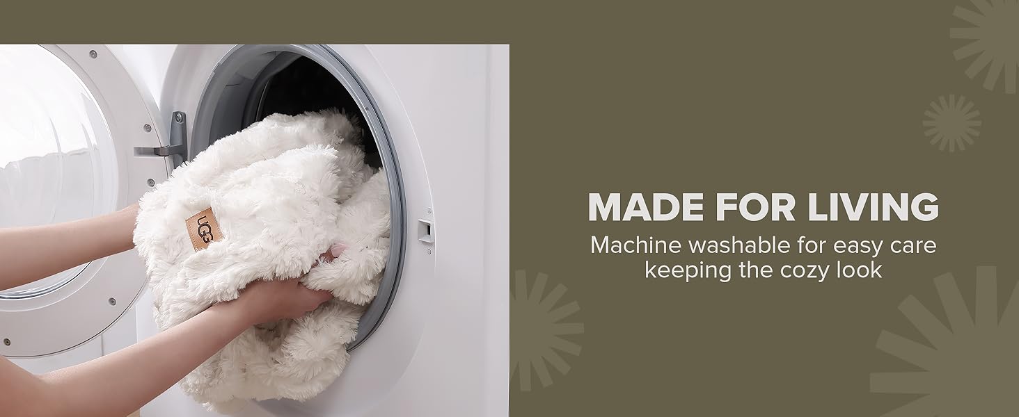 Faux fur throw blanket