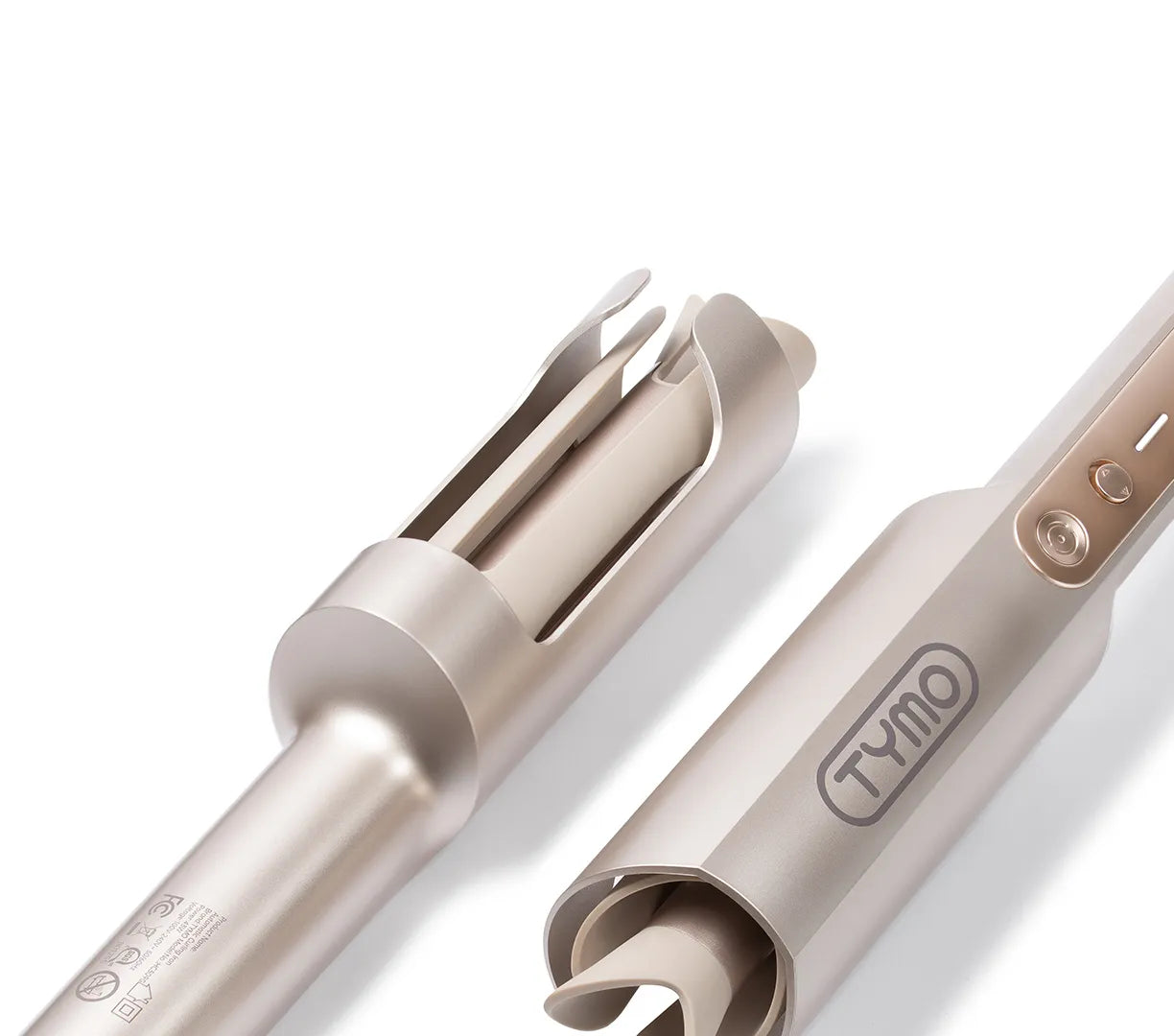 TYMO CURLPRO PLUS auto curling iron for long hair features 600M ions and 3 heat settings.