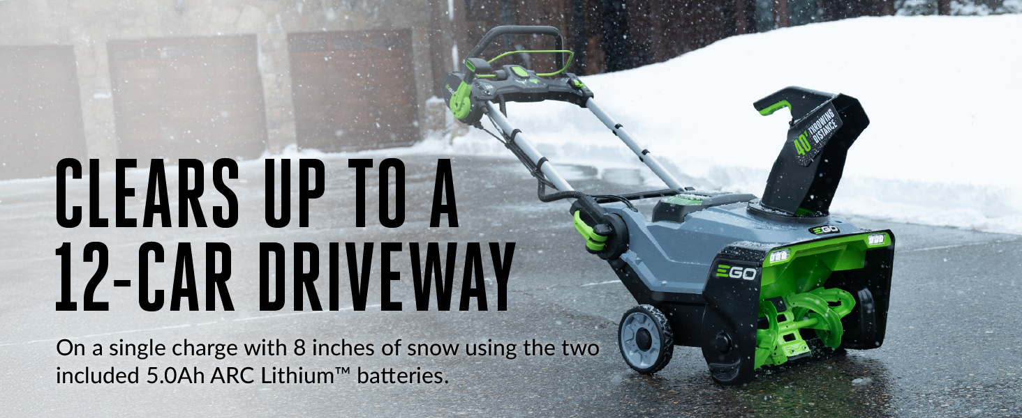 clears up to a 12 car driveway