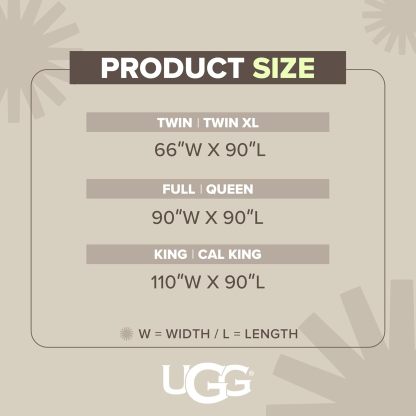 UGG Adalee Faux Fur Throw Blanket Luxury Lightweight Cozy Soft Throw for Couch Bed or Chair Hypoallergenic Machine Washable Double-Sided Fluffy Blanket Home Decor, 50-inch x 70-inch, Seal Grey