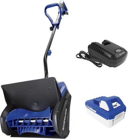 Snow Joe 24V Cordless Electric Snow Shovel Kit w/ Cover & Scraper, 13" Clearing Path, 400W Motor - Heavy-Duty Snow & Ice Removal for Driveway & Walkway, 24V-SS13-TV1