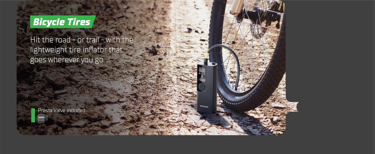 Mobile air pump for car tires stored in glove box, compact and ready for emergencies