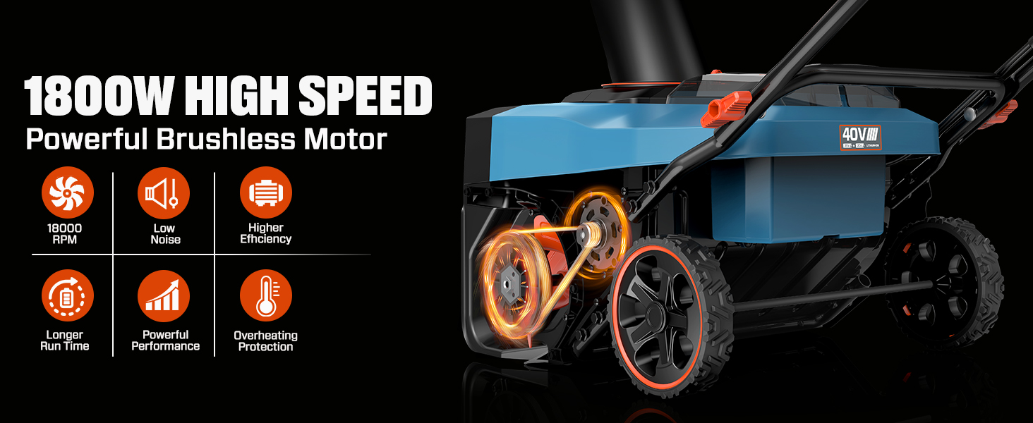 battery snow blower cordless