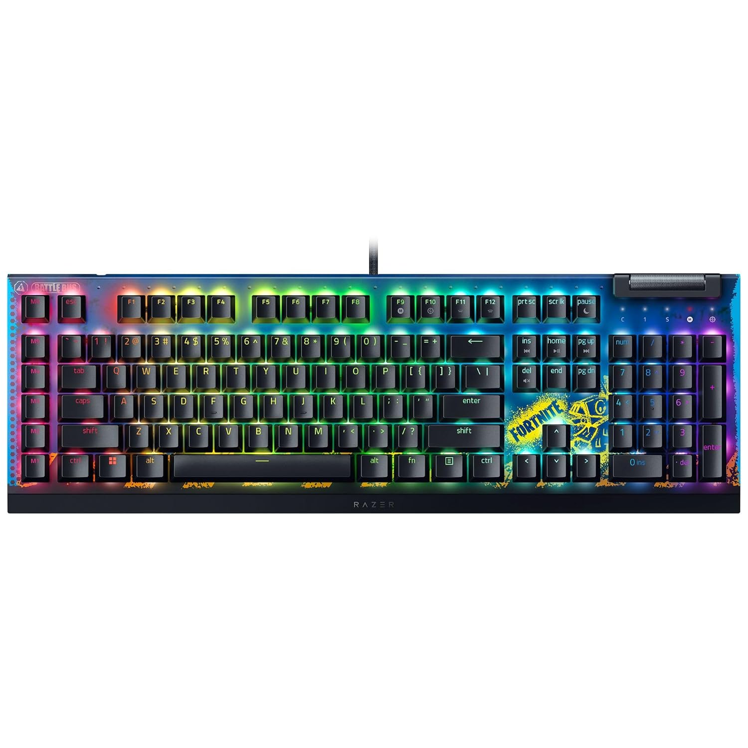 Razer BlackWidow V4 X Mechanical Gaming Keyboard: Green Switches Tactile & Clicky - 6 Macro Keys - Chroma RGB - Doubleshot ABS Keycaps - Sound Dampening & Stabilizers - Pokémon Edition
