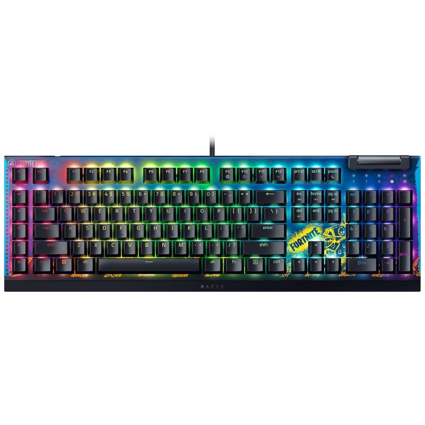Razer BlackWidow V4 X Mechanical Gaming Keyboard: Green Switches Tactile & Clicky - 6 Macro Keys - Chroma RGB - Doubleshot ABS Keycaps - Sound Dampening & Stabilizers - Pokémon Edition