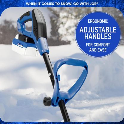 Snow Joe 24V Cordless Electric Snow Shovel Kit w/ Cover & Scraper, 13" Clearing Path, 400W Motor - Heavy-Duty Snow & Ice Removal for Driveway & Walkway, 24V-SS13-TV1