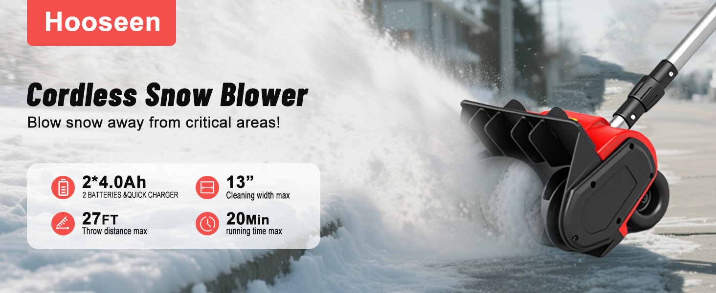 cordless snow shovel