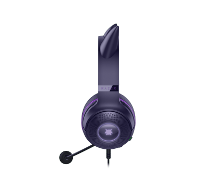 Razer Kraken Kitty V2 USB PC Gaming Headset, Stream Reactive, Pokemon Gengar Edition