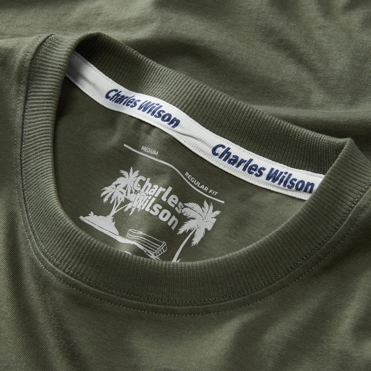 Charles Wilson Men's 5 Pack Crew Neck T-Shirt