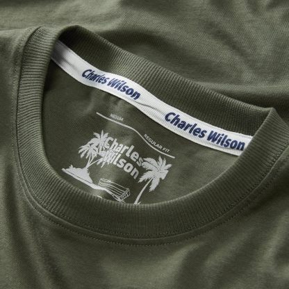 Charles Wilson Men's 5 Pack Crew Neck T-Shirt