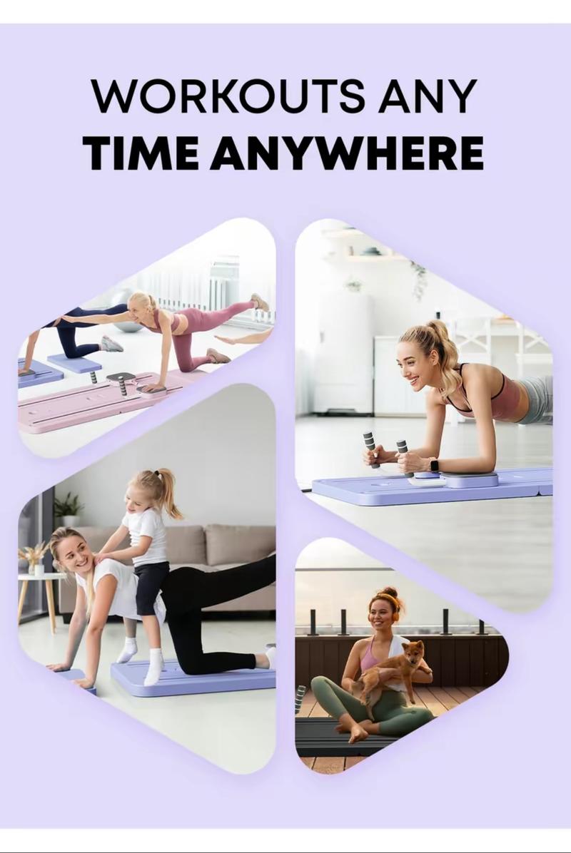 TerraGym Pilates Board,Multi-functional Ab Exercise Board,FoldableHome Pilates Reformer with Knee Mat ,Timer andResistance Bands,Abs Workout Equipment forAbdominal & Core Strength Training #TikTokShopBlackFriday  #TikTokShopCyberMonday