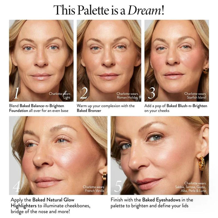 Baked makeup, but make it art—velvety glow with a full-on aesthetic vibe.