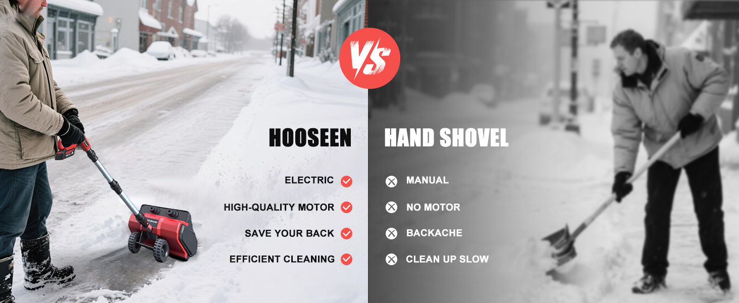 cordless snow shovel