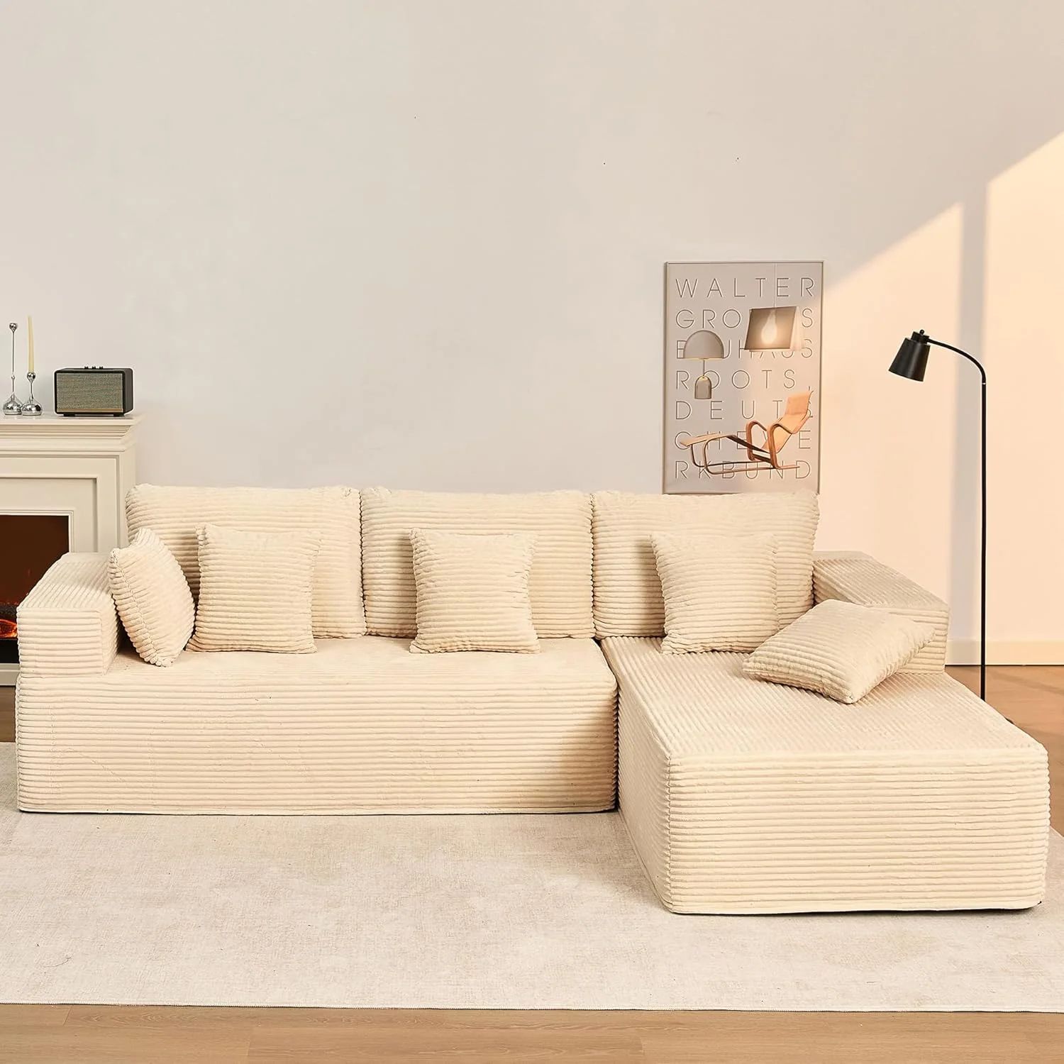 VIRAL BONELESS COUCH Melt into comfort with a couch so soft, it's like getting hugged by a cloud.