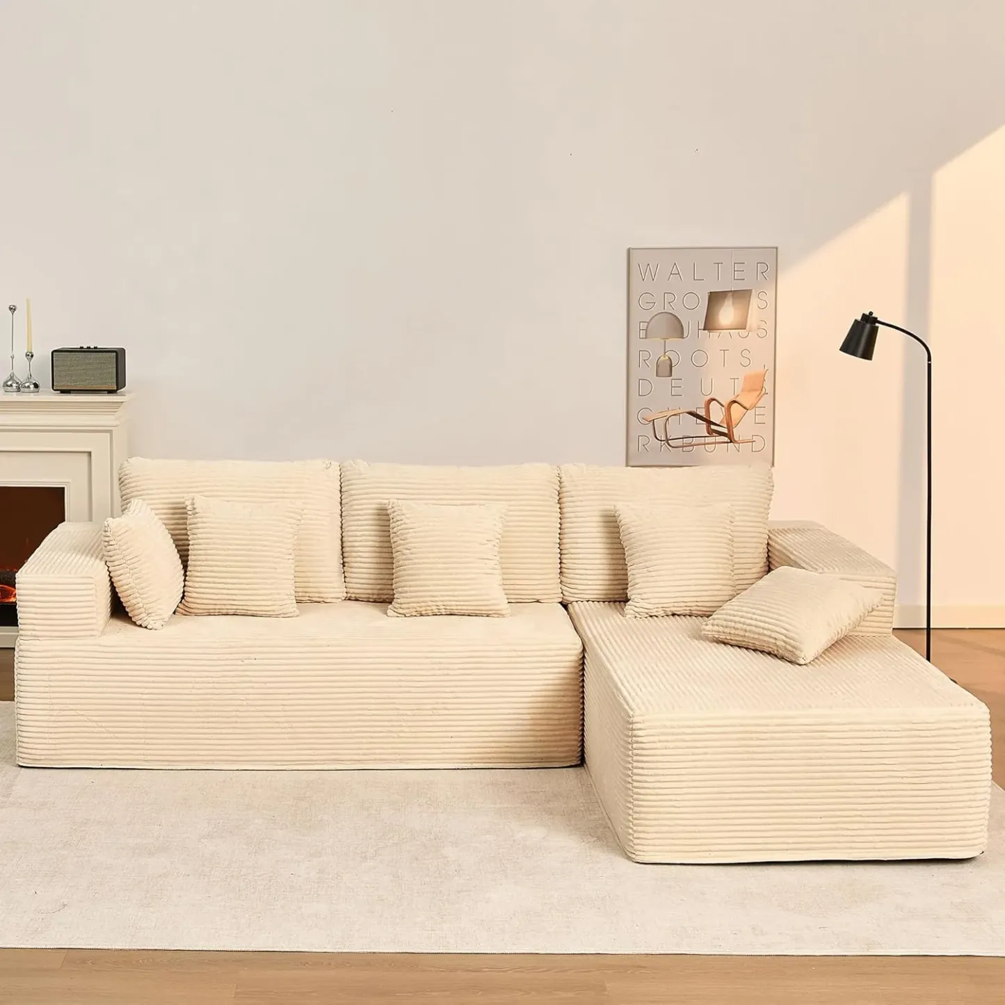 VIRAL BONELESS COUCH Melt into comfort with a couch so soft, it's like getting hugged by a cloud.