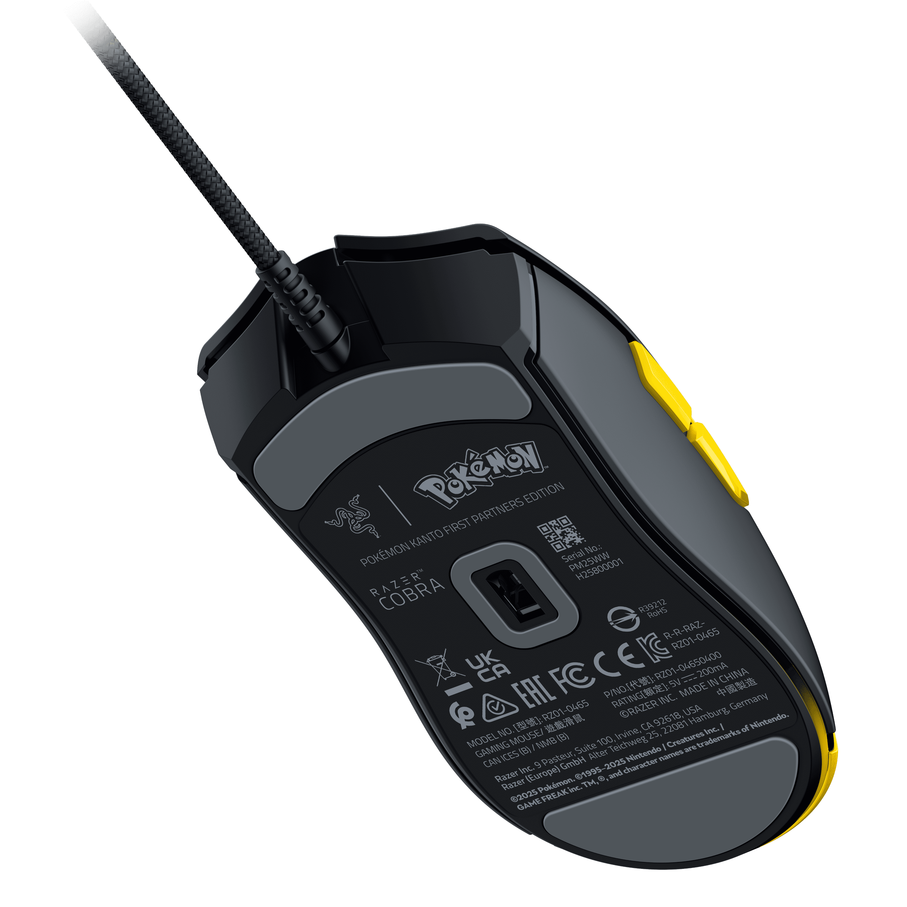 Razer Cobra Lightweight Wired Gaming Mouse with Razer Chroma™ RGB, Pokémon Kanto Starters Edition