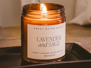 Lavender and Sage Candle