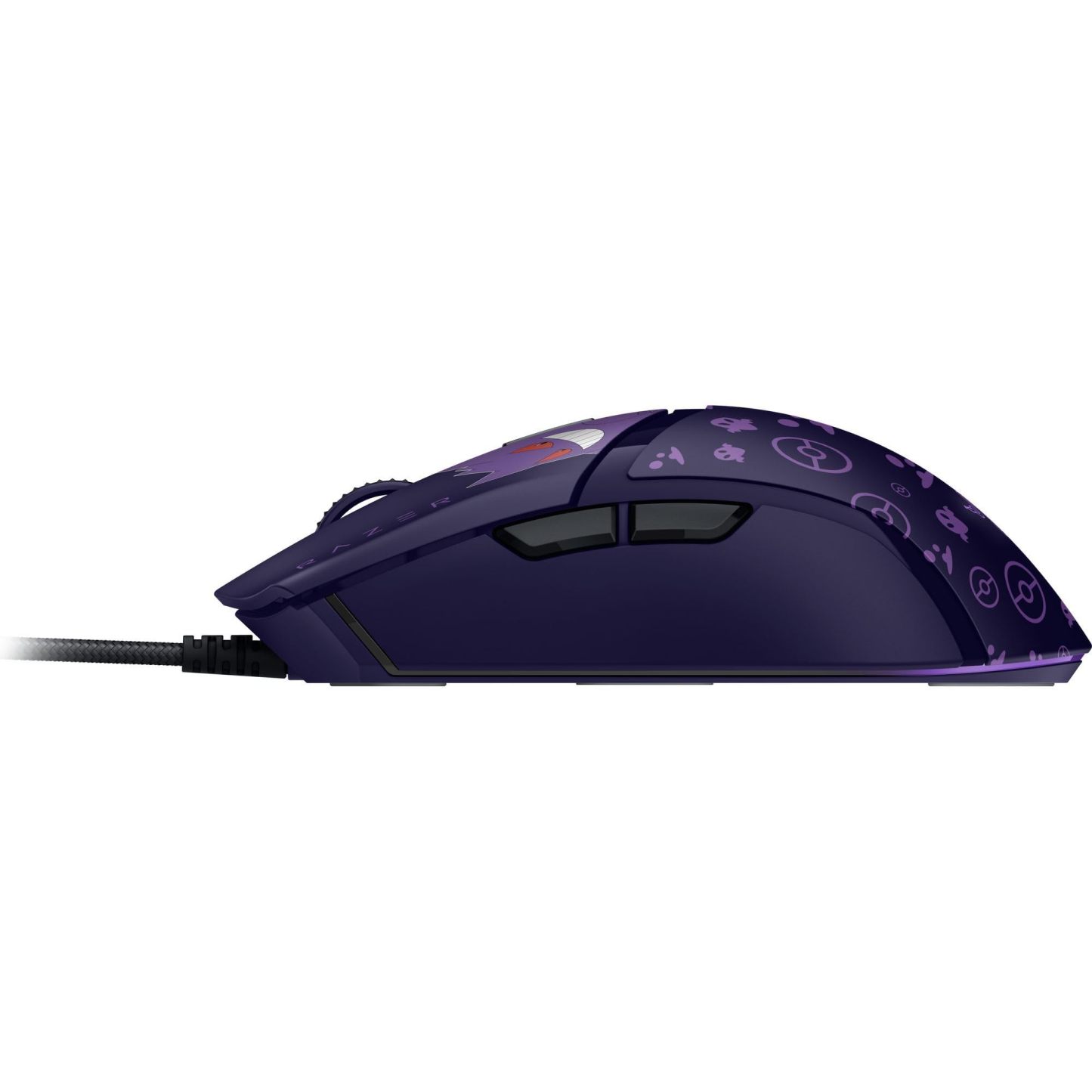 Razer Cobra Wired Gaming Mouse: 58g Lightweight - Gen-3 Optical Switches - Chroma RGB Lighting Underglow - 8500 DPI Optical Sensor - 100% PTFE Mouse Feet - Speedflex Cable - Pokemon Gengar Edition