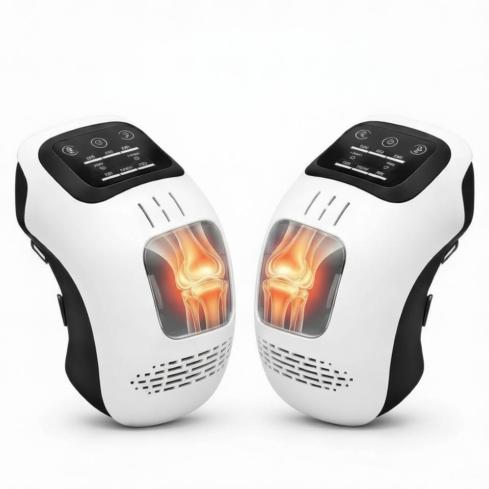 1 Piece Portable Comfort Electric Knee Massager Rechargeable Knee Massage Machine, Personal Care Appliances Gifts for Black Friday Gifts and Christmas