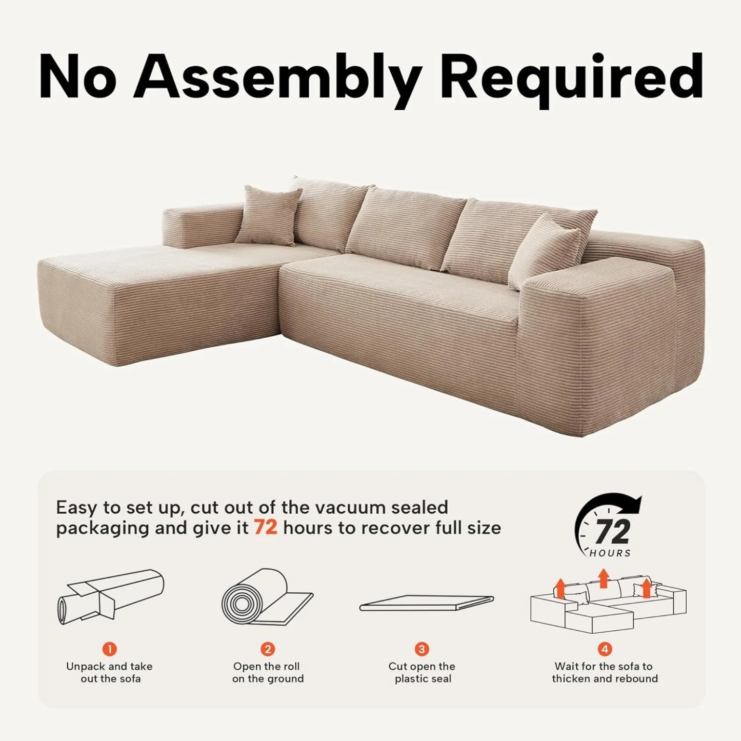 VIRAL BONELESS COUCH Melt into comfort with a couch so soft, it's like getting hugged by a cloud.