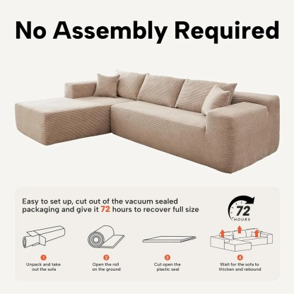 VIRAL BONELESS COUCH Melt into comfort with a couch so soft, it's like getting hugged by a cloud.