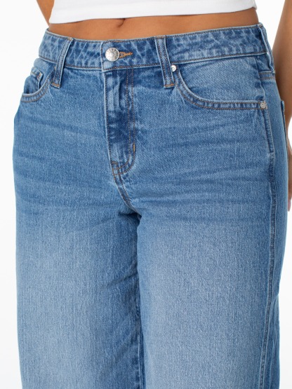 Celebrity Pink Women's and Women's Plus Baggy Wide Leg Jeans, Sizes 1-24