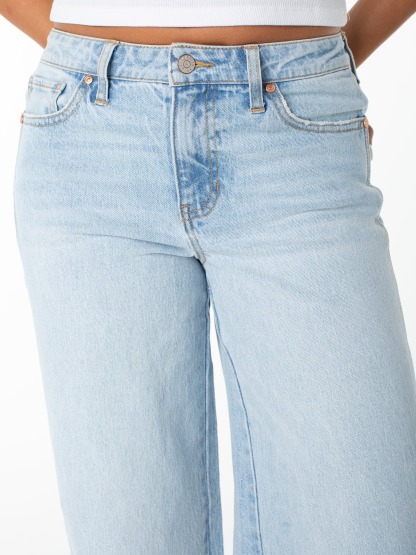 Celebrity Pink Women's and Women's Plus Baggy Wide Leg Jeans, Sizes 1-24