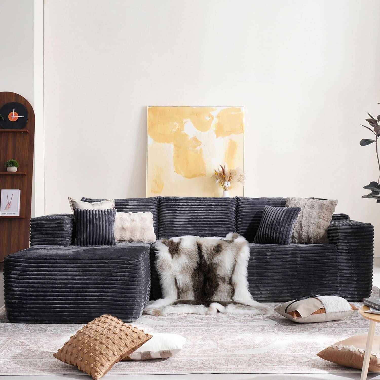 VIRAL BONELESS COUCH Melt into comfort with a couch so soft, it's like getting hugged by a cloud.