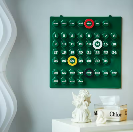 Urbanista® Creative RingAdate Retro Calendar