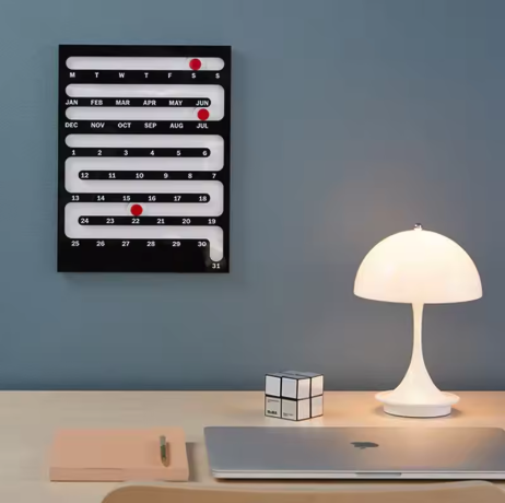 Urbanista® Sliding Perpetual Creative Calendar