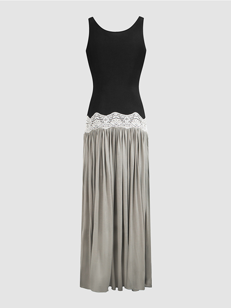 Jayadeva Cutout Lace Ruch Maxi Dress
