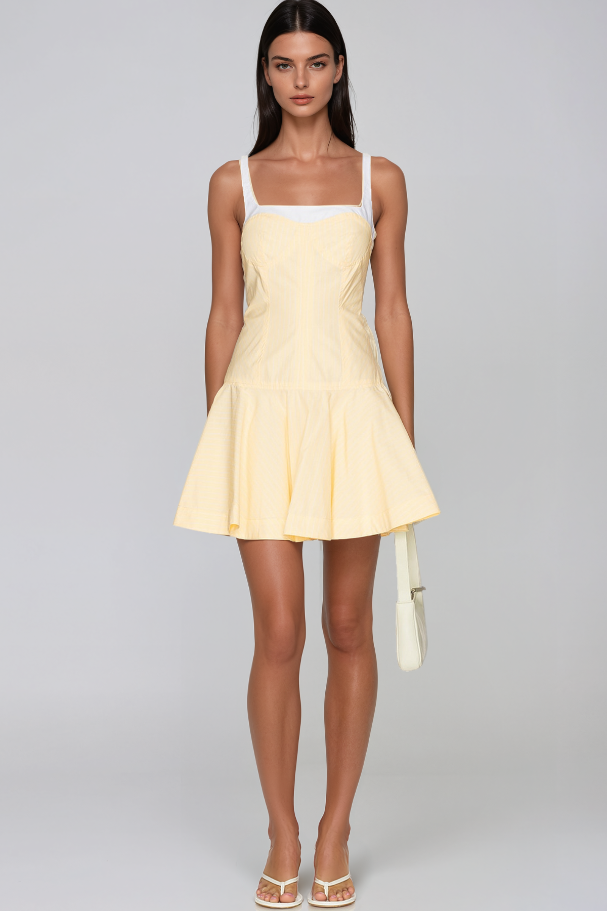 Jabulani Spaghetti Ruffle Mini Dress