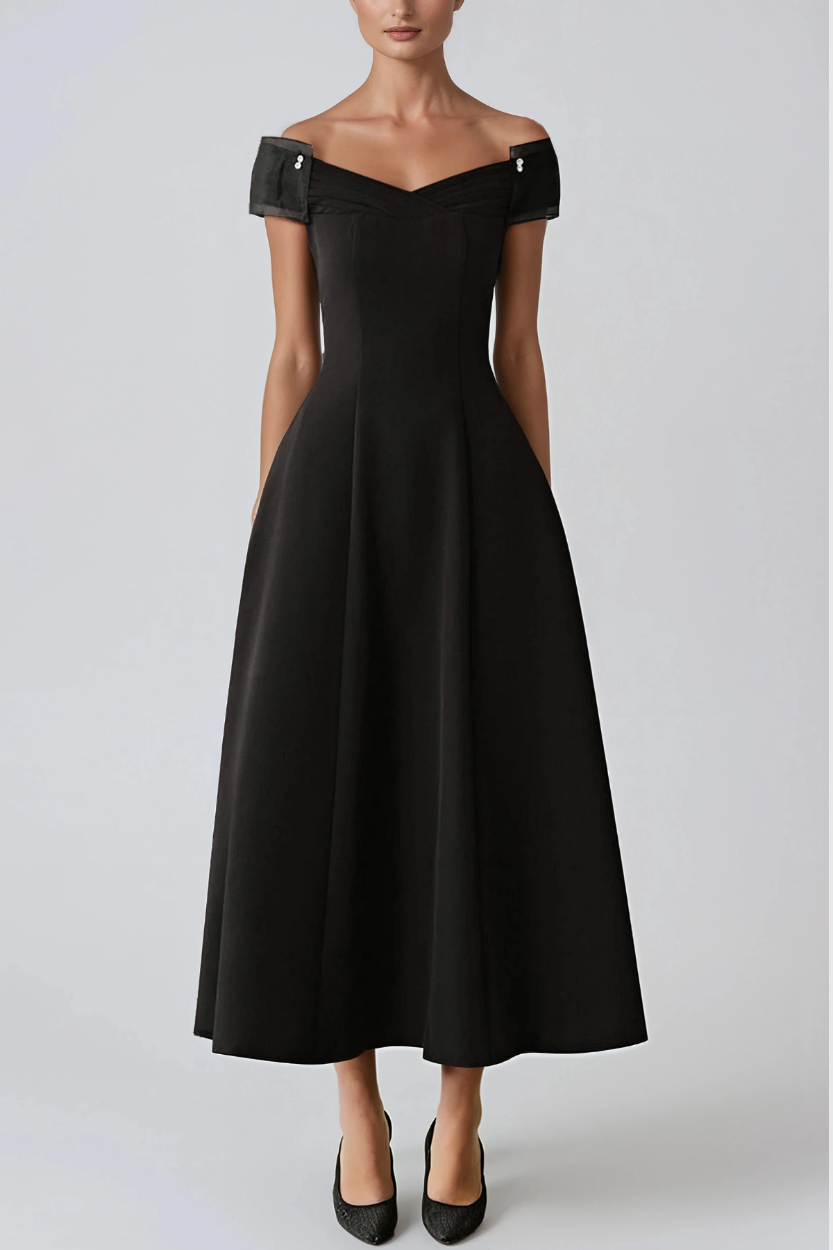 Haoran Off Shoulder Maxi Dress