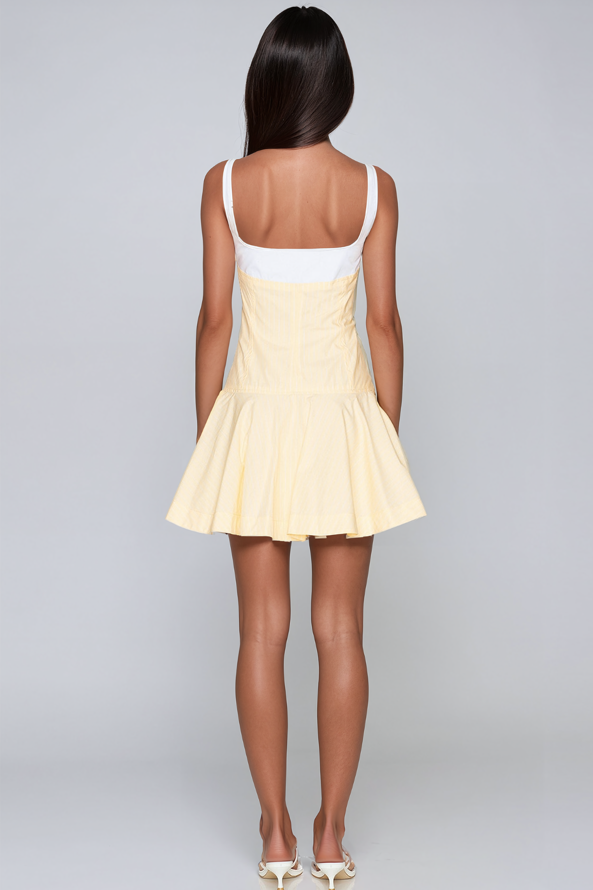 Jabulani Spaghetti Ruffle Mini Dress