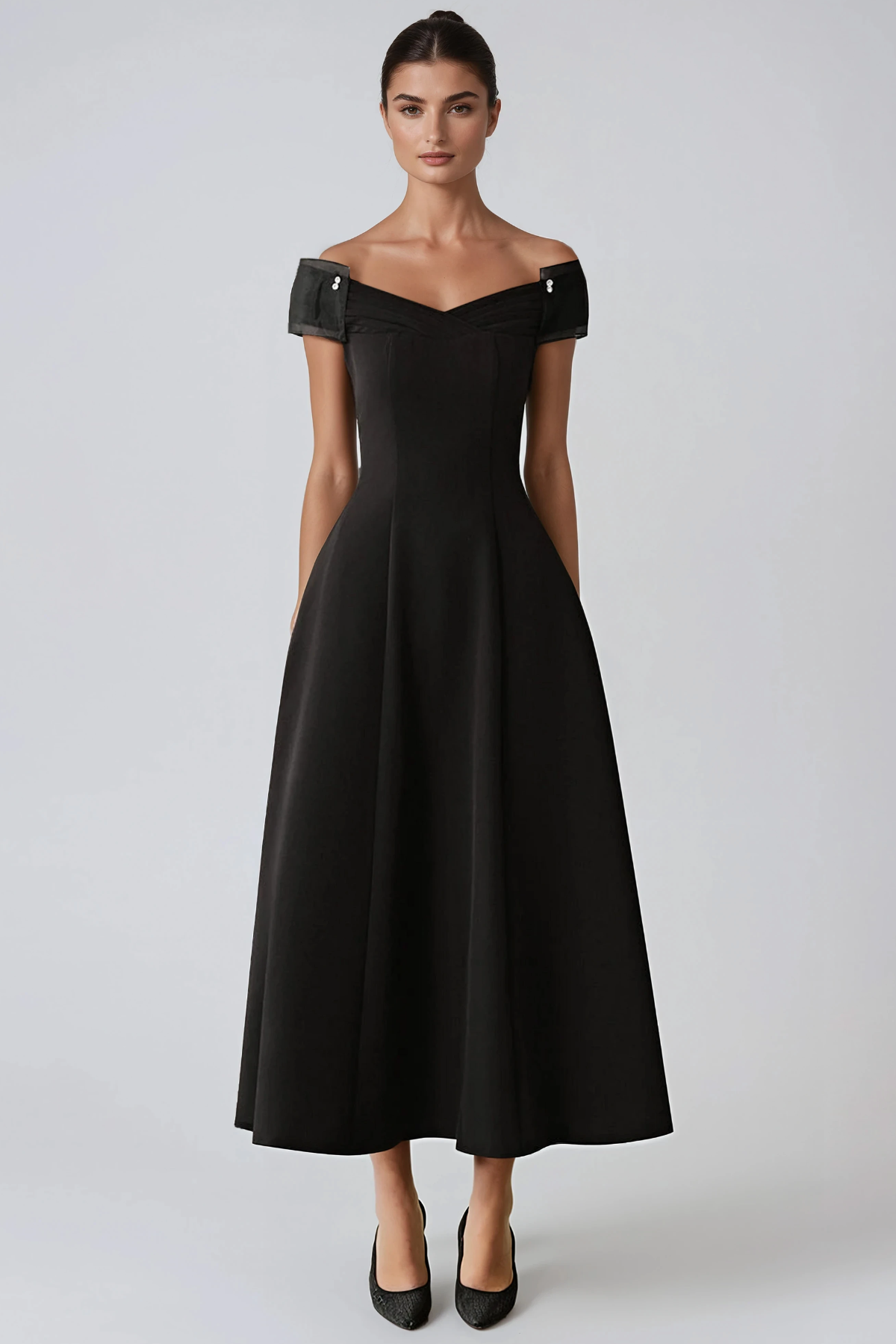 Haoran Off Shoulder Maxi Dress
