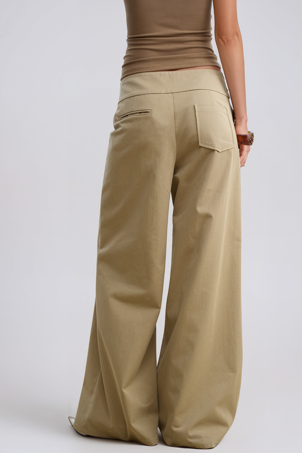 Hermenegilda Tie Up Wide Leg Pants