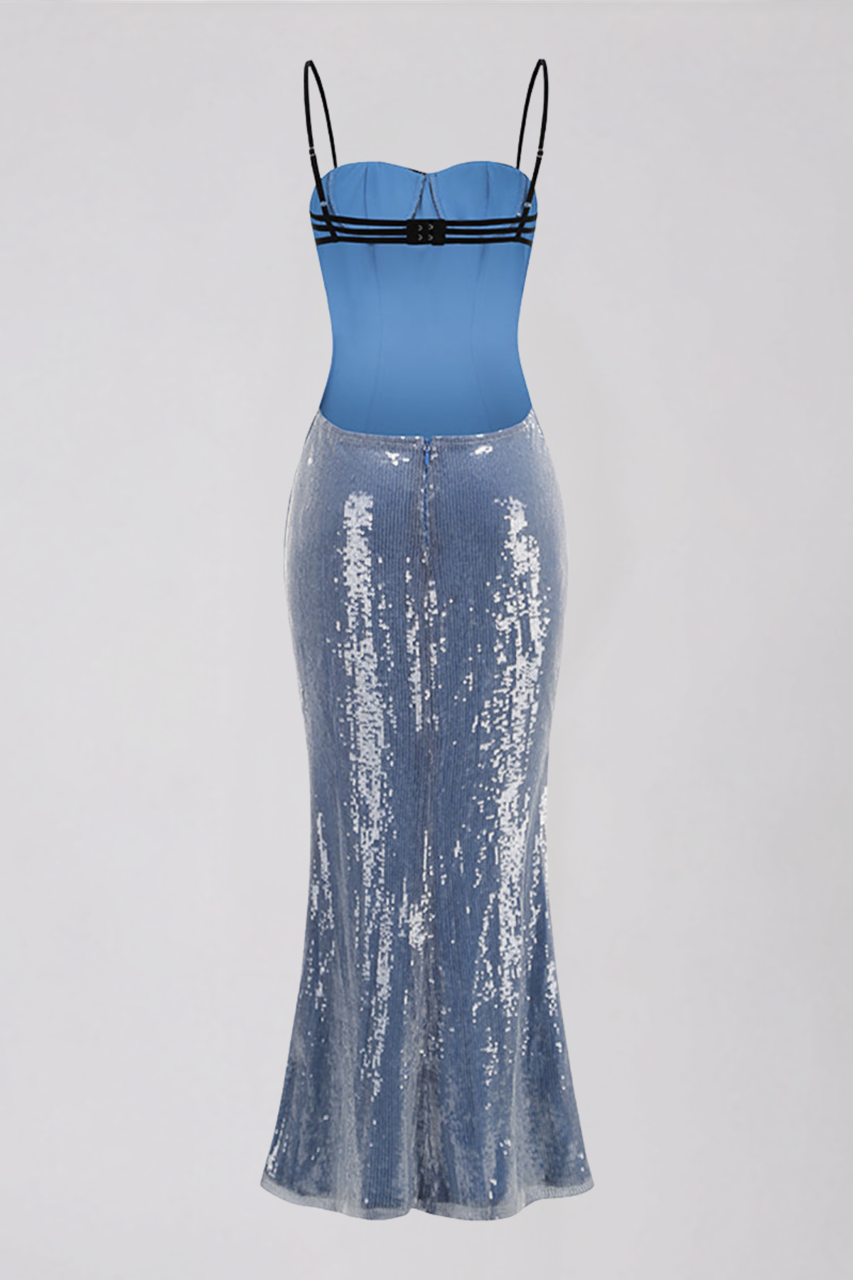 Kahiau Spaghretti Sequin Maxi Dress