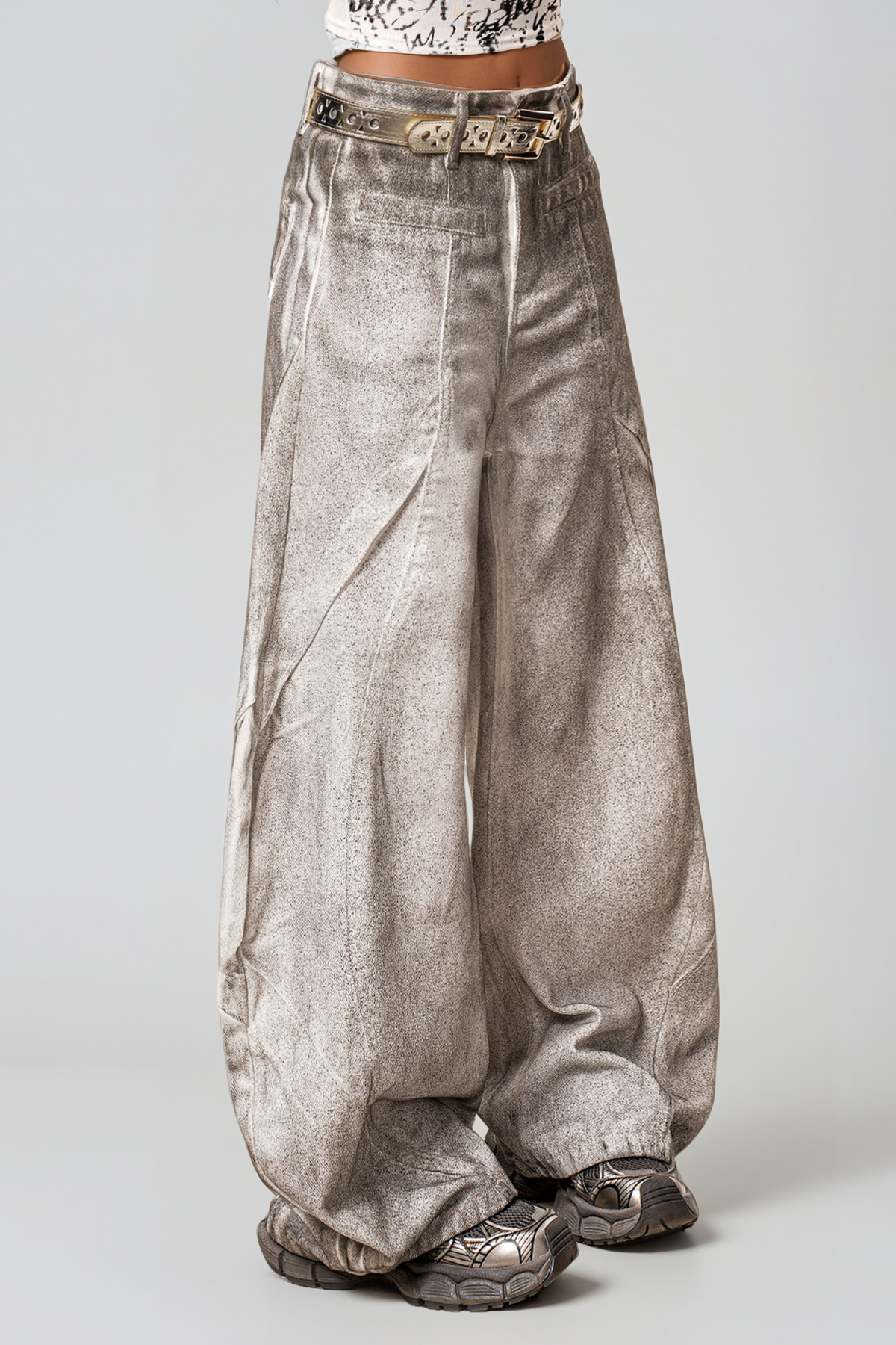 Hermenegildo Bleached  Wide LegJeans