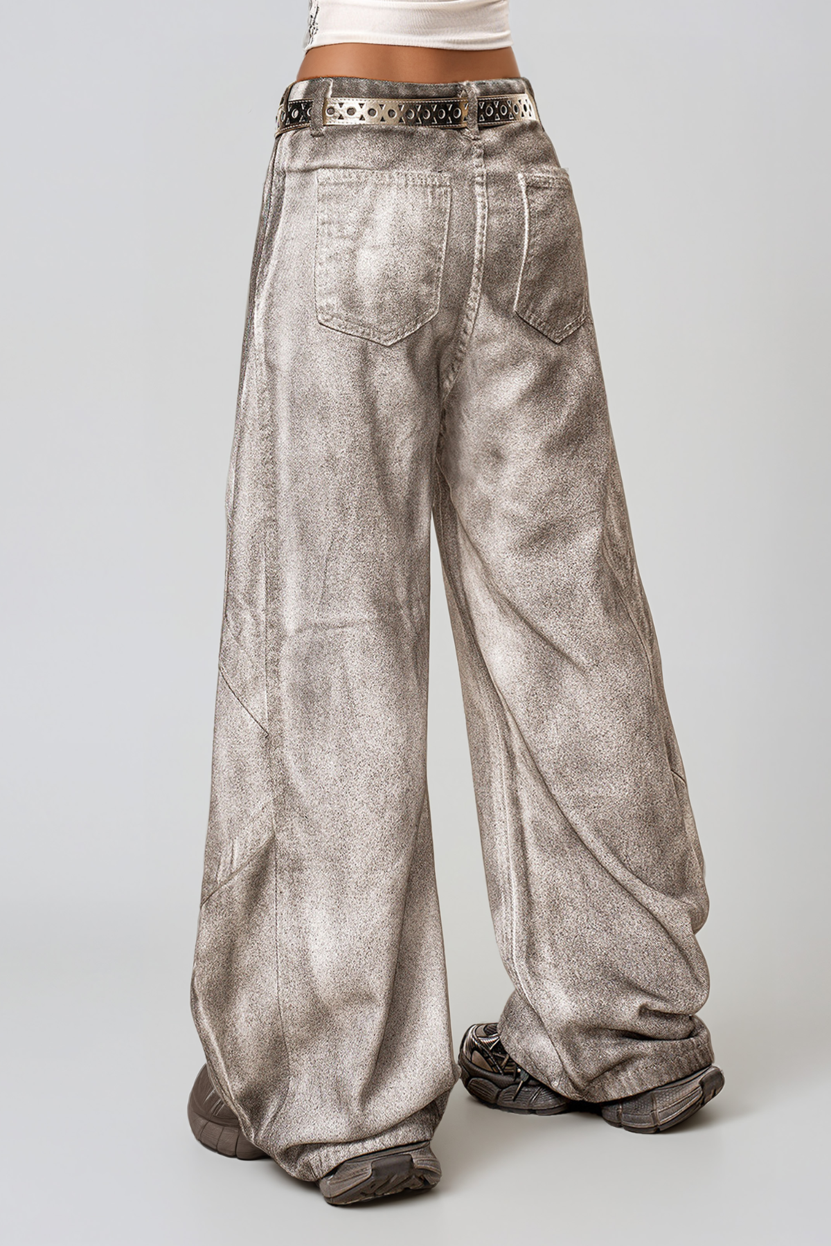 Hermenegildo Bleached  Wide LegJeans