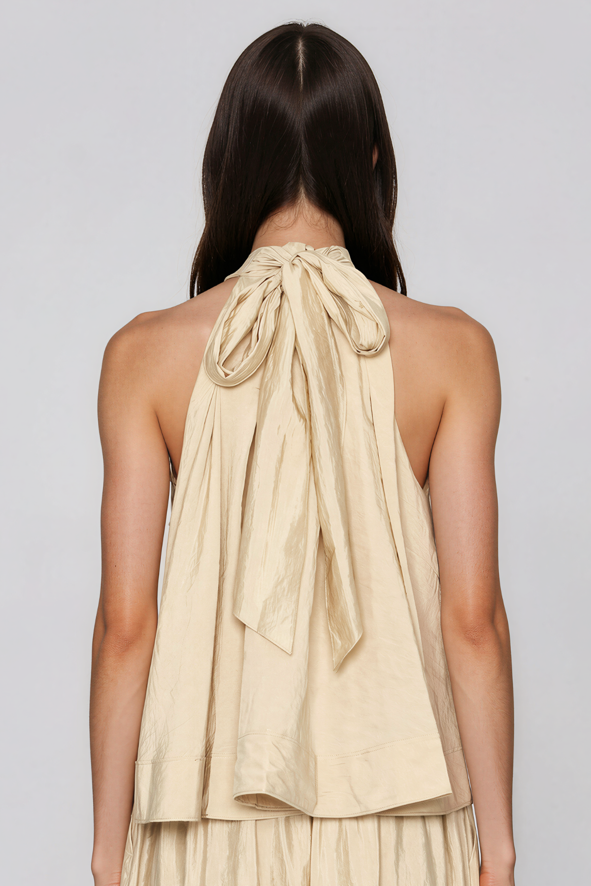 Kalin Halter Neck Draped Pants Set