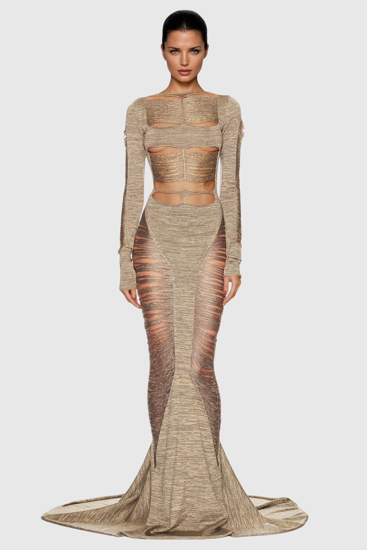 Doubravka Backless Cutout Maxi Dress