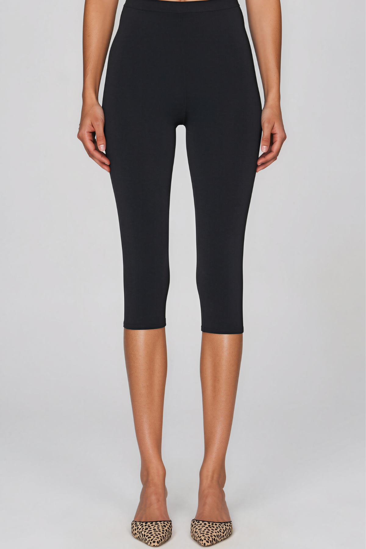 Kaliyah Button Split Capri Pants Set