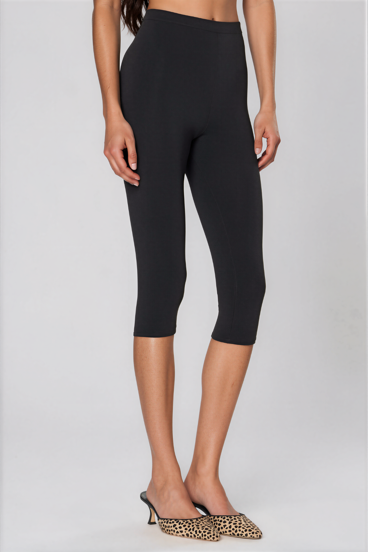 Kaliyah Button Split Capri Pants Set