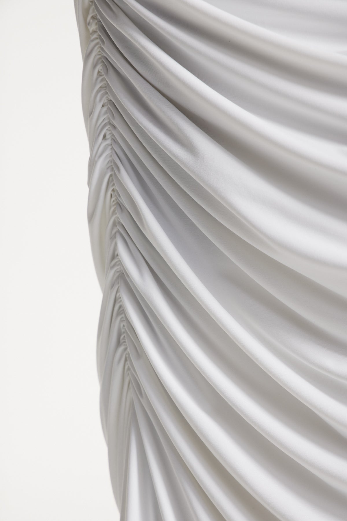 Edlira Spaghetti Ruch Lace Maxi Dress